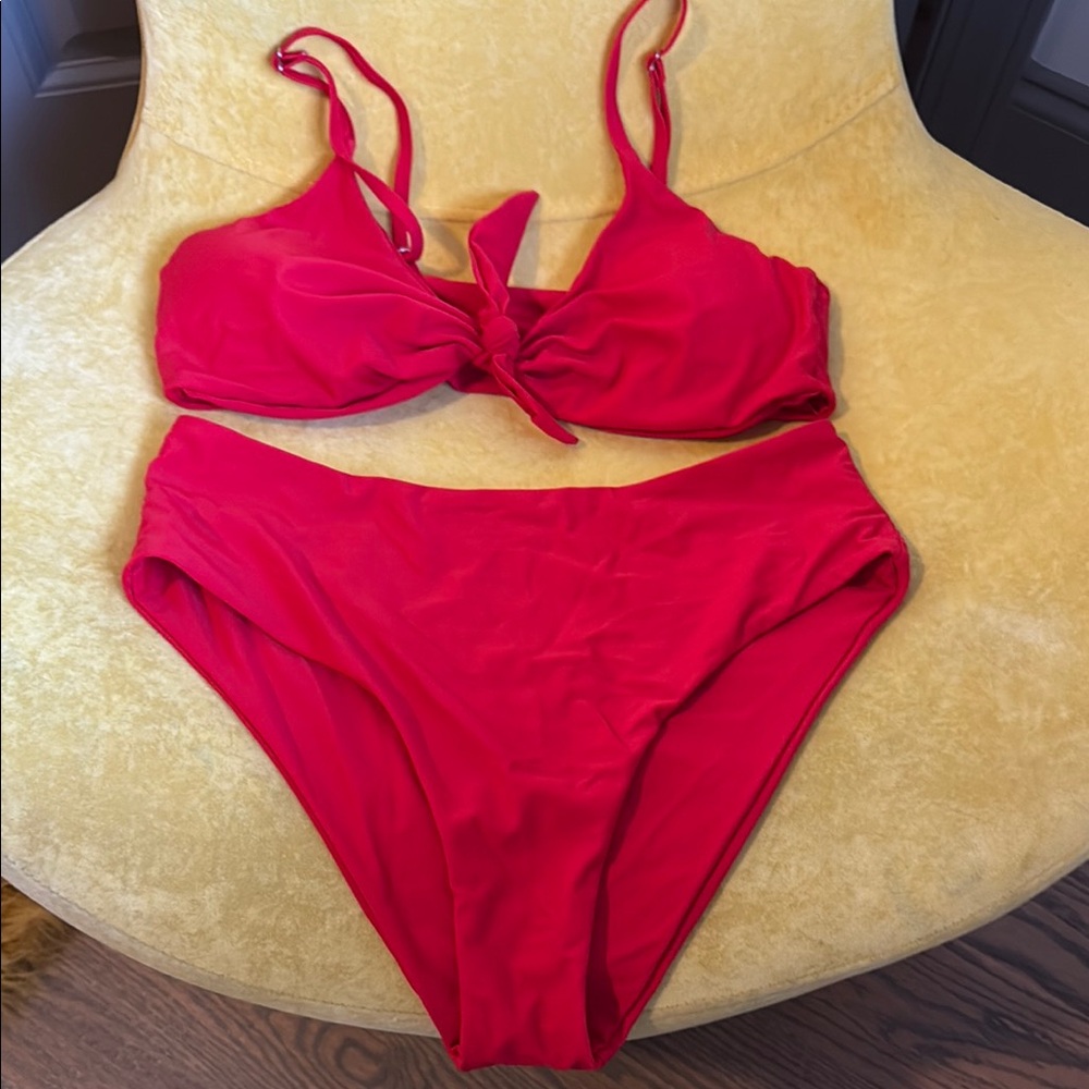 Red Women's Bikini Set